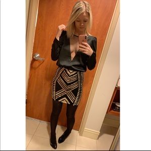 NWT Express sequin skirt